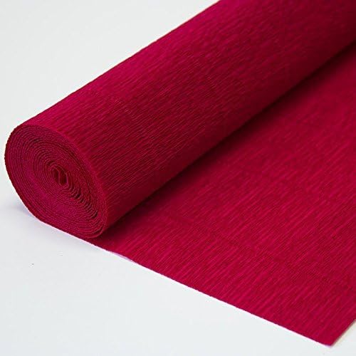 Italian Crepe Paper roll 180 gram - 586 Carmino Red