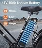 Broobey Electric Tricycle for Adults 20" Electric Trike Ebike 7 Speeds 3 Wheels Adult Electric Tricycle with Large Basket 500W 48V15Ah Li-Battery 60 Miles in PAS Mode Black 004 #3
