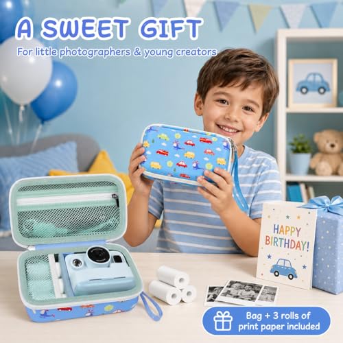 Estuche para cámara instantánea infantil con rollos miniatura 6