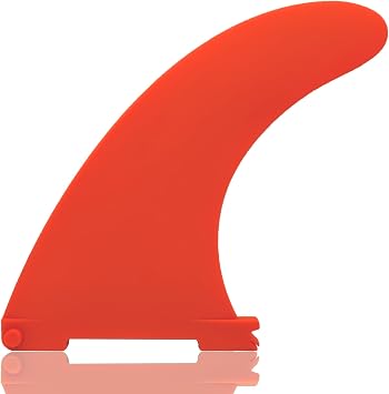 Paddleboard Fin Replacement - Quick Install, Enhanced Nylon Fiberglass, Classic Curved Design - Center Fin for Inflatable SUP Stand Up Paddle Board