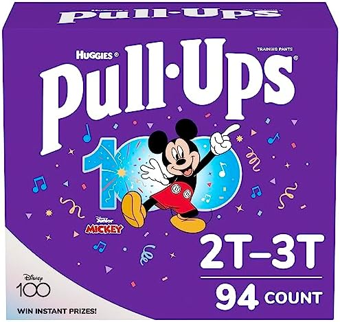 Pull-Ups Boys' Potty Training Pants, 2T-3T (16-34 lbs), 94 Count