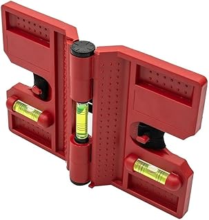 Adjustable Post Level with Elastic Band for Fence Installation, 3 Vial Bubble Level Tool for Horizontal and Vertical Pipe and Fence Alignment, Fits Metal Wood Plastic Posts