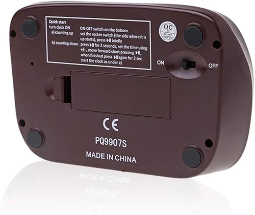 Miniatura 3 de Reloj digital de ajedrez contemporáneo con alarma de cuenta hacia arriba