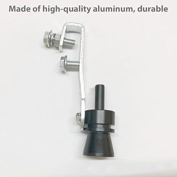2 PCS Exhaust Whistle, Sound Booster for Cars and Motorcycles, Universal Exhaust Pipe Turbo Sound Whistle, Suitable for Automotive and Motorcycle Modifications