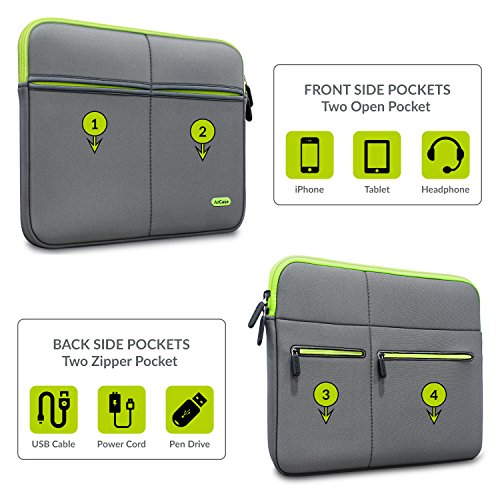 Image of AirCase External Hard Drive Case for 2.5-Inch Hard Drive (Red-Black)+ Aircase 15.6 Laptop Sleeve