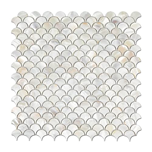 Diflart Mother of Pearl Fish Scale Tile