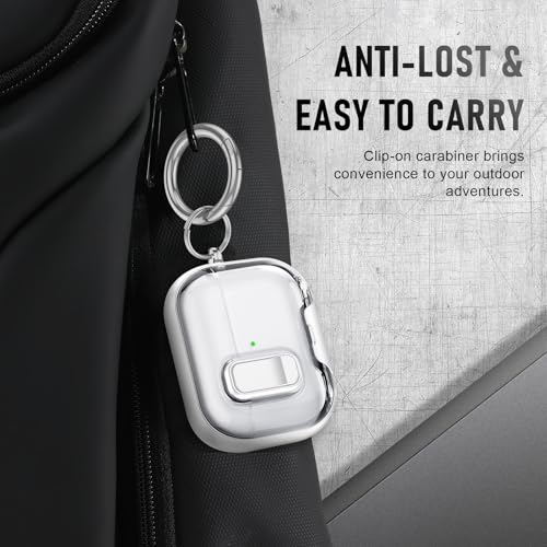 Image of for AirPods Pro 3 Case (2025) with Phone Stand & Cleaner Kit, Cute Soft Silicone Cover for AirPods Pro 3rd Genera case with Keychain for Women Men with Keychain for Airpod Pro case(2025)-White