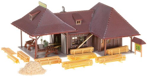 Charpenterie Faller F130191 pour animer la zone industrielle de votre réseau H0