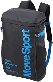 MOVESPORT(ムーブスポーツ) 30L PCポケット 再帰反射 多機能 大容量 収納力 通勤 通学 部活 DMAPJA04,BKBL,F