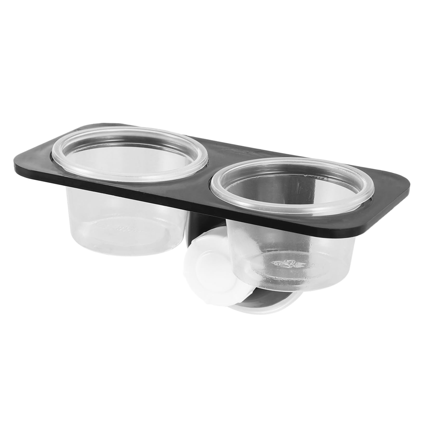 Abaodam Reptile Food Bowl with Suction Cup Durable Feeding Basin for Lizards Turtles Geckos and Easy to Clean for Tanks and Boxes