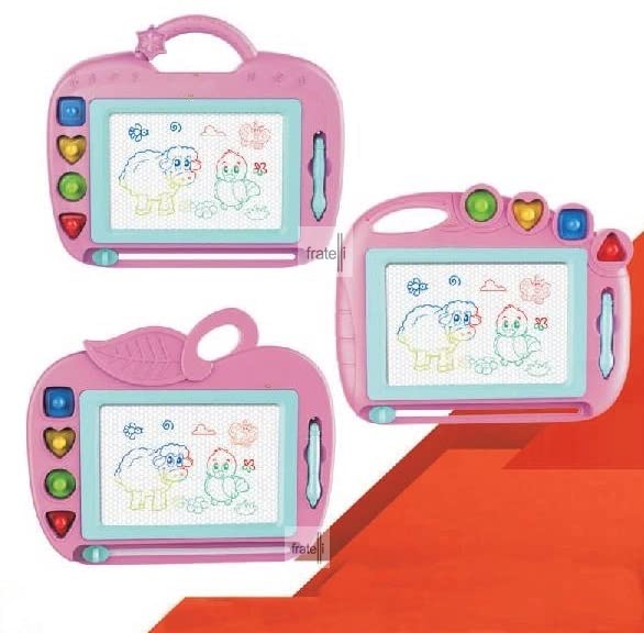 Fratelli-Toynest-Magic-Slate-for-Kids-Pen-Doodle-pad-erasable-Drawing-Writing-Learning-Graffiti-Board-Kids-Gift-Toy-Magnetic-Painting-Sketch-pad-for-Children-Magic-Slate-Pink-Color