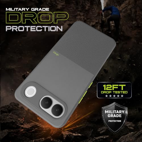 Image of AIBEX Premium Back Cover Case Compatible for Vivo S2 5G | Scratch & Drop Tested Shockproof Matte Texture Case with Soft Microfibre Lining | Slim Fit Cover Anti-Scratch - Grey