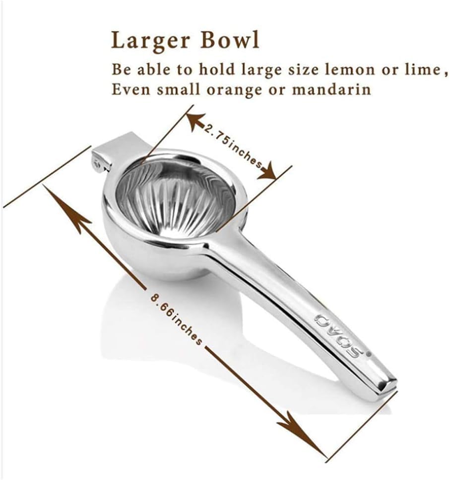 Exprimidor manual de cítricos de metal resistente para la cocina del hogar, exprimidor de jugo diseñado para frutas cítricas frescas