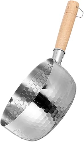 BESTonZON Cacerola de acero inoxidable, cacerola tradicional japonesa Yukihira de acero inoxidable, cacerola tradicional japonesa Yukihira