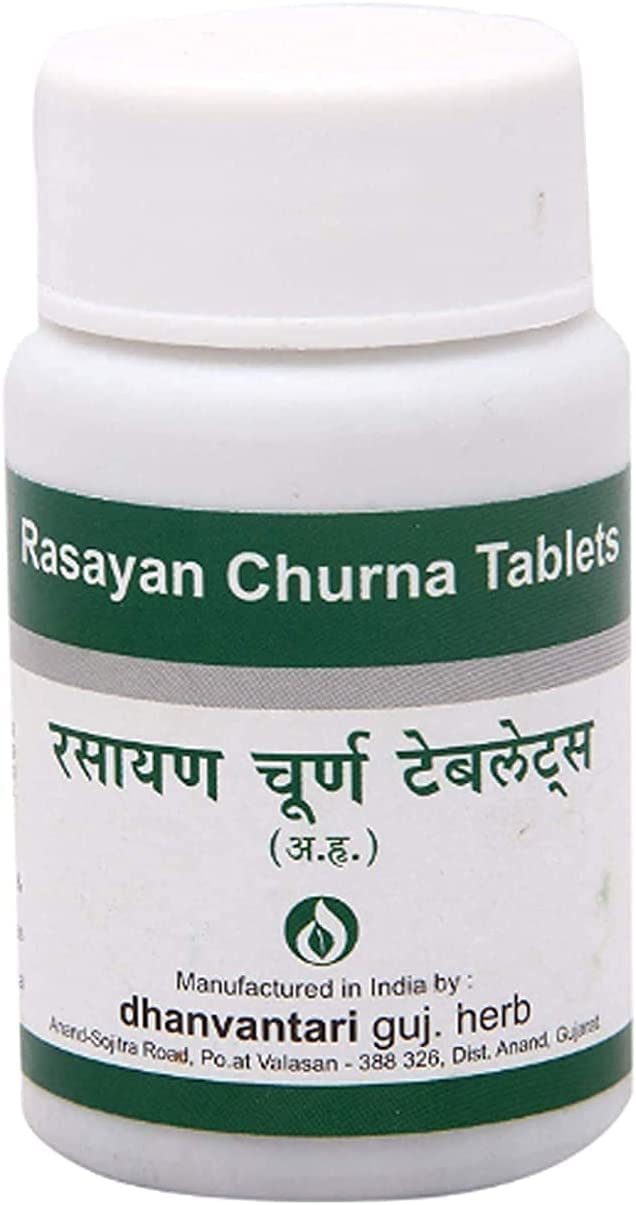 MIYUU Dhanvantari Rasayan Churna Tab- 120 Tablets x (Pack of 2)