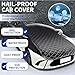ROFOCO Hail Protection Car Cover Compatible with Hond Prelude 5-Layer Thick Padded Waterproof Windproof Snow & UV Resistant Windshield Hood Cover,Easy Install,Black