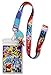 Dragon Ball Super SSGSS Super Saiyan Blue Goku Lanyard with ID Badge Holder & Charm