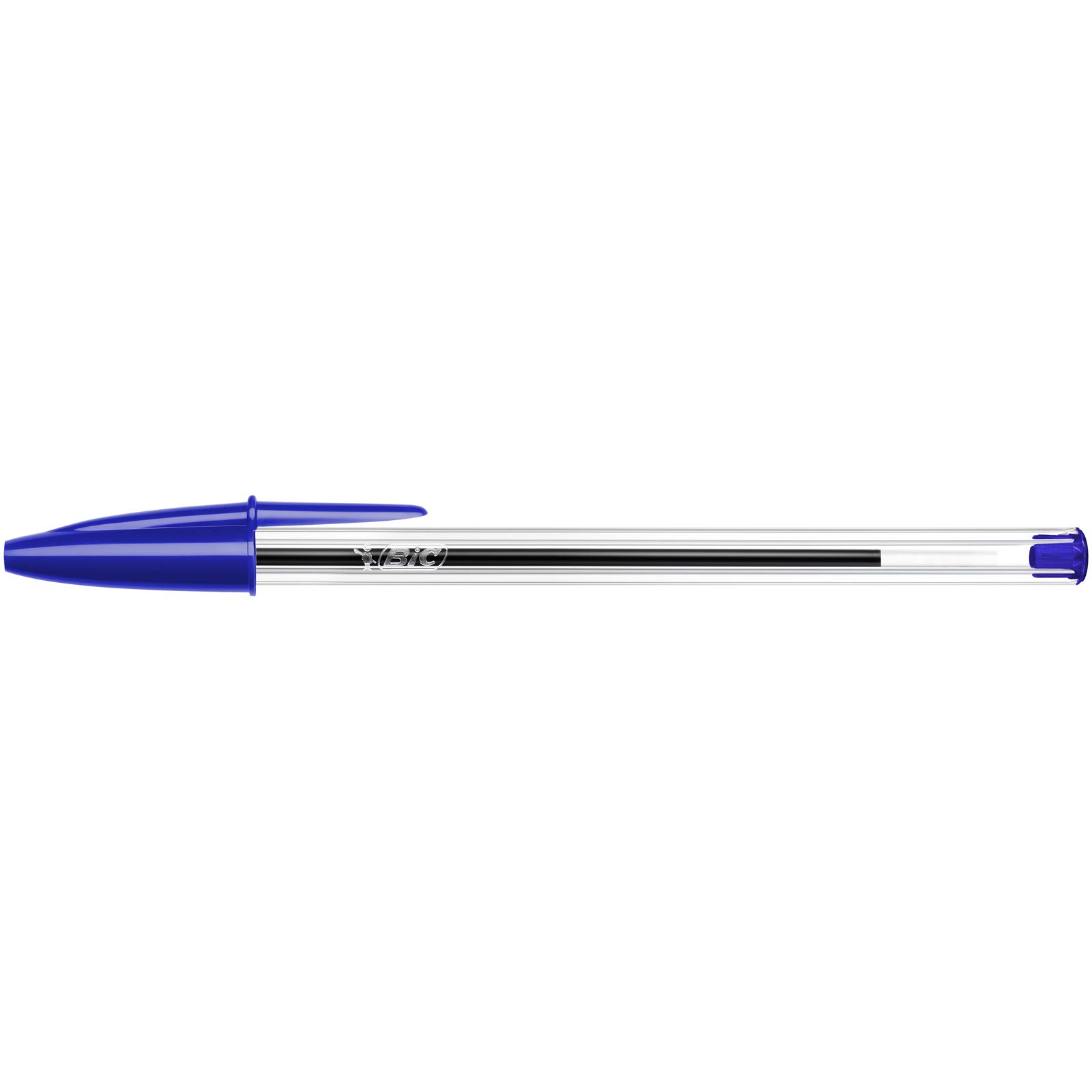 BIC Penne Blu a Sfera, Cristal Original, Punta Media (1.0 mm), Confezione da 90+10 Penne, Fornitura per Cancelleria Ufficio e Scuola