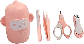 ibasenice 1 Conjunto Tesoura De Unhas De Bebê Kit De Cuidados Com As Unhas Do Bebê Produtos Essenciais Para Bebês Recém-Nascidos Produtos Essenciais Para Bebês Recém-Nascidos Kit De Unhas