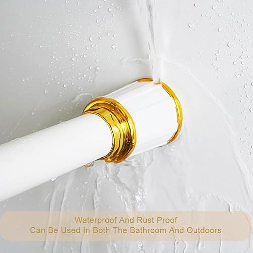 Miniatura 4 de Barra de armario ajustable para colgar ropa, barra de ropa de tensión de 45 a 75 pulgadas, ahorro de espacio sin taladro, barra de armario