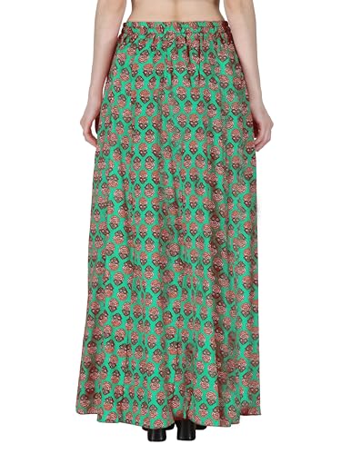Image of Sttoffa Cotton Printed Women Wear Maxi Long Skirt 40 inch inch Full Length