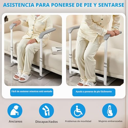Soporte de sofá para ancianos ajustable para mejorar la movilidad de personas enfermas 6