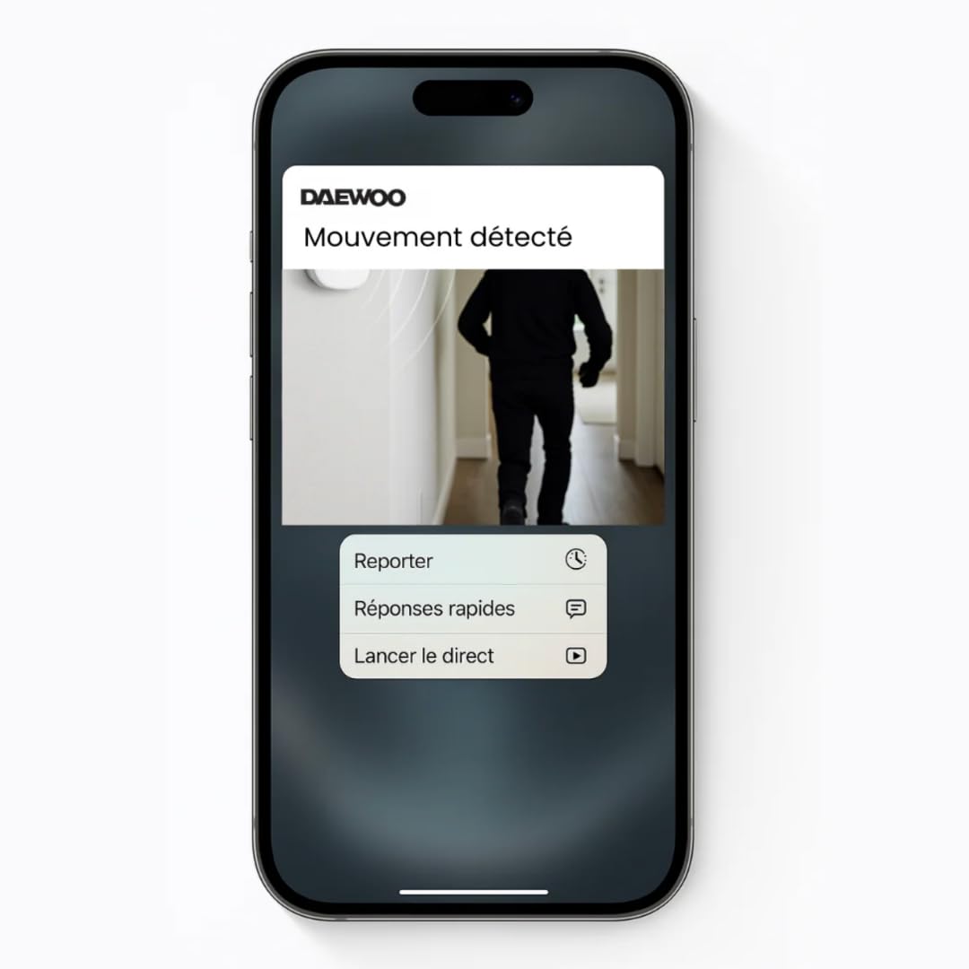 Daewoo Security - Pack Alarme Connectée WiFi&GSM VIG105+ - Kit Complet sans Abonnement, 10 Contacteurs + 5 Détecteurs, Sirène Solaire, Caméra Full HD, Application Mobile, Alexa & Google Home