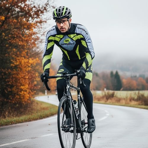 Men's Fleece Warm Winter Bike Pants