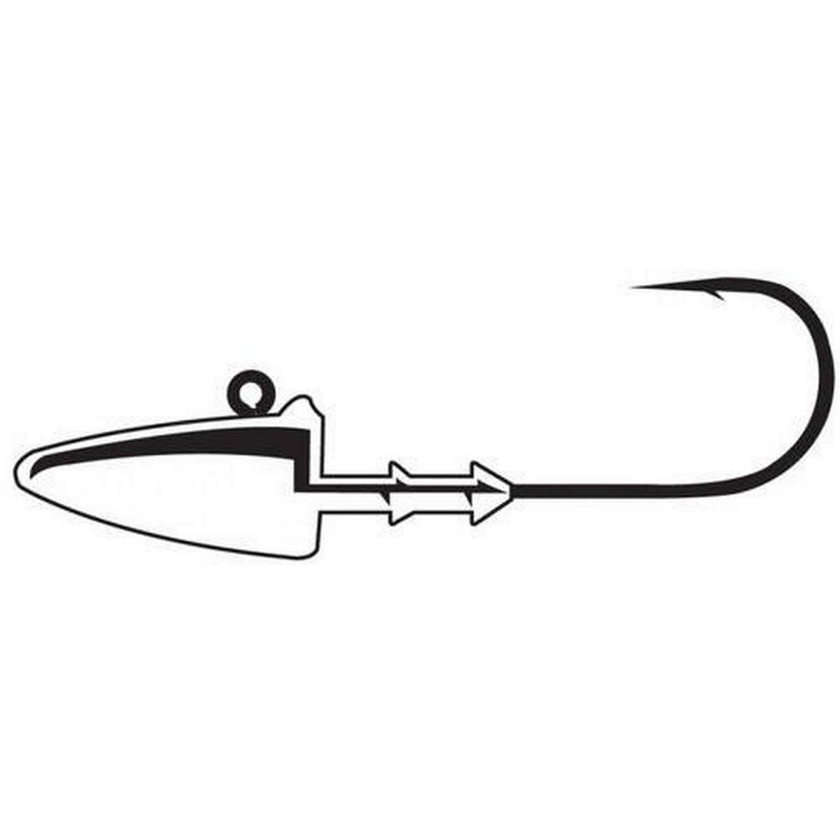 Amazon | Gamakatsu 505412-3/16 ダーター 26ジグヘッド Sz2/0 NS