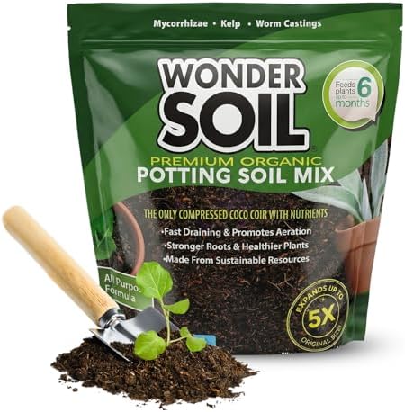 WONDER SOIL | Organic Potting Soil | 12 QUARTS of Ready to Plant ...