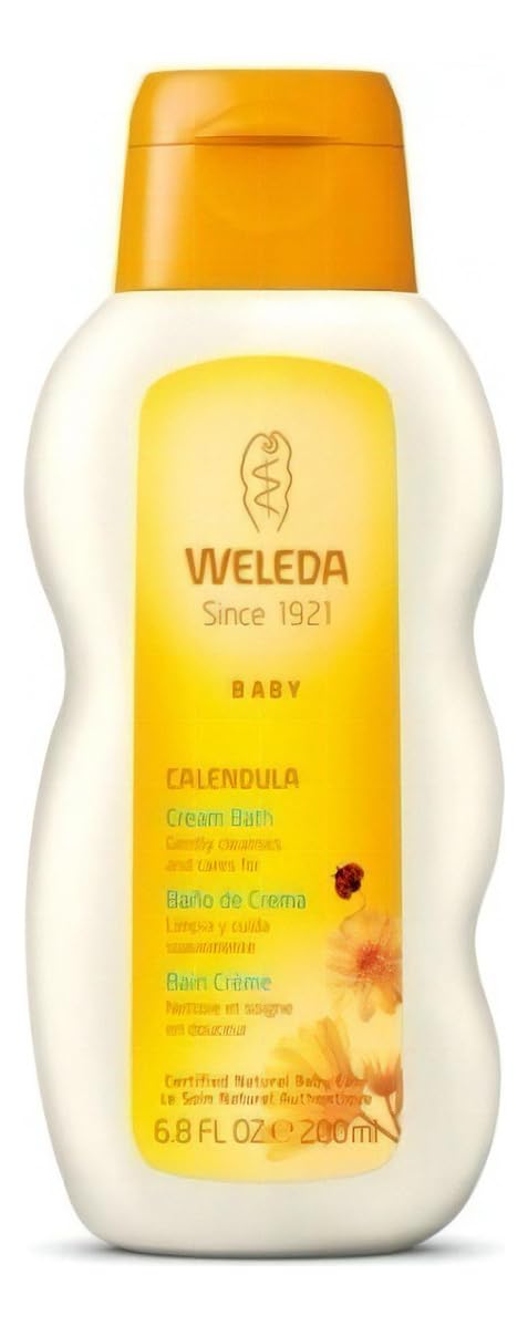 Calendula Baby Bath Cream Gentle For Children 200 Ml (Italian Version)