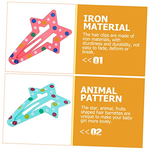 Barrettes animaux colorées pour épingles à cheveux mignonnes et accessoires de mode enfant - 6