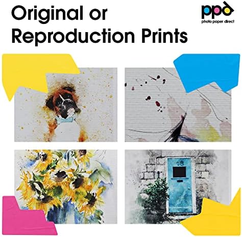 Miniatura 6 de PPD - Papel para impresora de acuarela y papel fino imprimible para impresora de inyección de tinta, papel giclée archivístico texturizado libre de