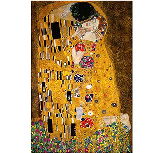 Klimt Célèbre Peintures Baiser kit complet diamond painting anti-stress 5D