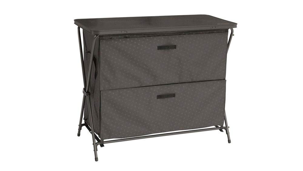 Outwell X Küchentisch mit Platte aus Bambus, Unisex, Grau, 75 x 49 x 82 cm