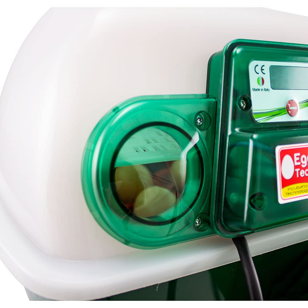 Incubadora digital ET12 con unidad giratoria OVOMATIC - River Systems - Capacidad 12 huevos de tamaño mediano o 48 pequeños