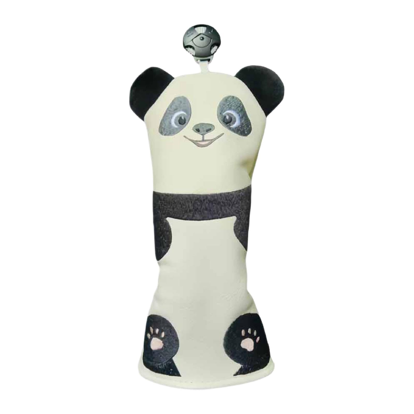 Colcolo Golf Head Covers, PU Golf Club Headcover Animal Wood Driver Head Cover Replacement Sleeve Funny Fairway Wood Headcover Novelty Accessory Novel Golfing Gifts for Men Women, Panda, S — image 1