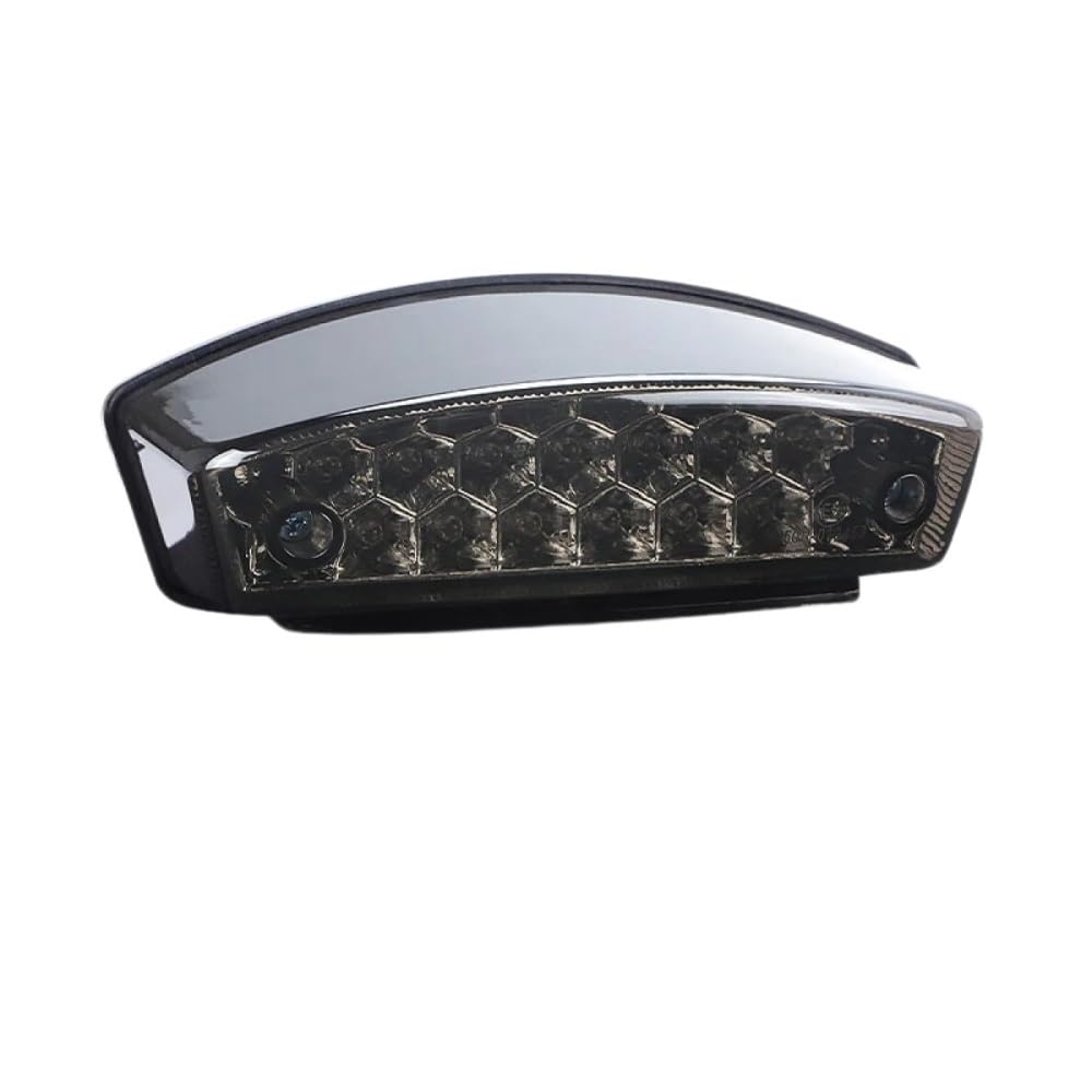 Moto Faro Anteriore Fanale posteriore a LED per moto rosso + bianco Targa per corsa Lampada freno fanale universale per ATV UTV per Chopper