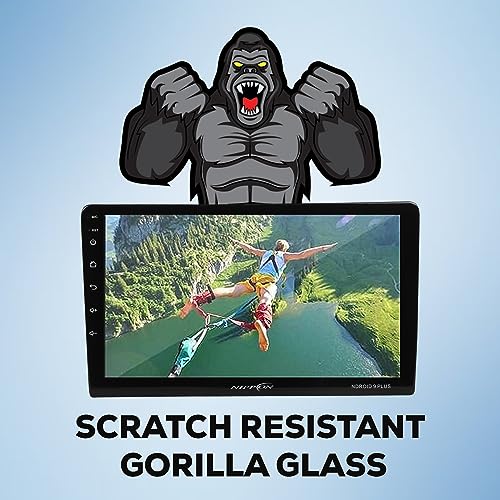 Image of Nippon NDROID 9 Plus with 9 Inch Car Android Double Din Player 2GB /32GB Capacitive Touch Screen Quad Core Proceessor 1080P HD Screen, Android Version 11 BT 5.0, Wi-Fi, GPS, USB 2.0, Navigation