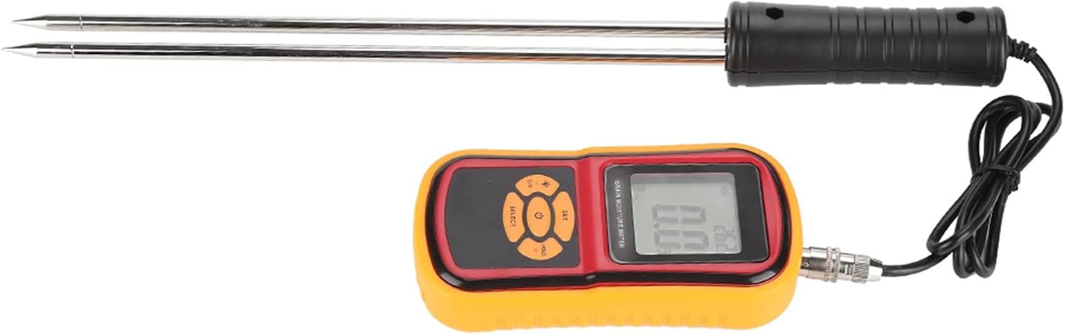 Multifunctional Meter, Portable Humidity Tester LCD Backlight Digital Tester 5% ~ 30%