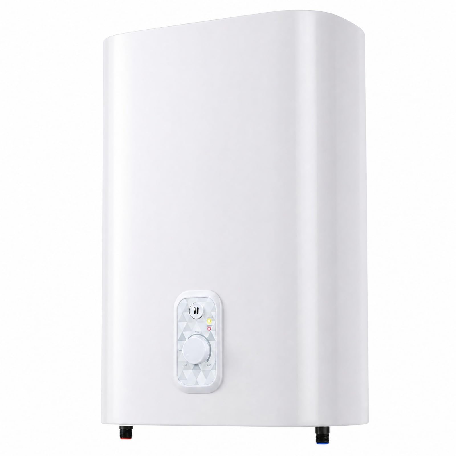 KOMFOTTEU Scaldabagno Elettrico da 25 L con Doppio Serbatoio per Casa | Boiler a Parete, Scaldacqua con Riscaldamento Rapido ed Efficiente 30-75 ℃, per Bagno, Appartamento, 43,5 x 26 x 63,5 cm