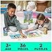 Spin Master Games, Bluey Puzzles 2-Pack, 36 Pieces, Kids Puzzles, Bluey Toys, Preschool Puzzles, for Ages 3 & Up