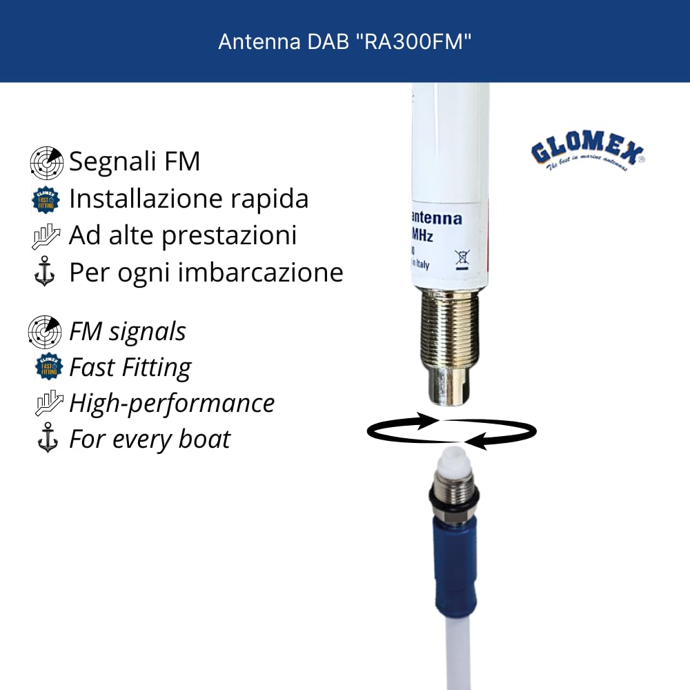 Glomex - Antena am/FM glomeasy Line fme