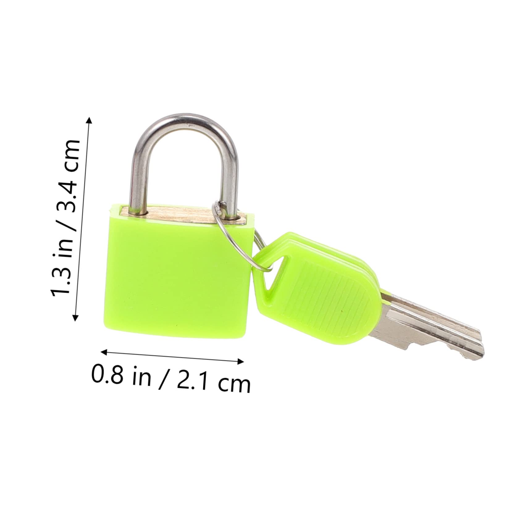 Mipcase 3 Set Lucchetti Con Chiave Colorati Per Diario E Valigie Lucchetto Sicurezza Multifunzionale Resistenti Alla Per Armadietti E Scatole E Leggeri 6 Pezzi*3