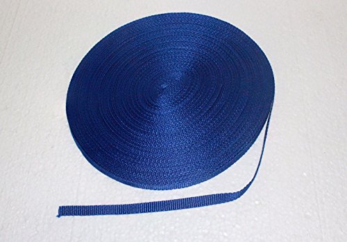 Nastro in nylon blu reale, 10 mm, per animali