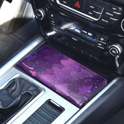 Organizador para auto de cuero miniatura 5