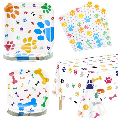 Hegbolke Artículos De Fiesta Para Perros 20-61 Platos De Comida,