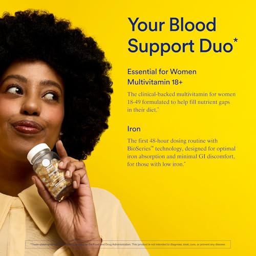 Ritual Blood Support Duo New 48-Hour Iron BioSeries™ and Essential Multivitamin for Women 18+ to Support Foundational Health*, 30 Days Supply - image 2