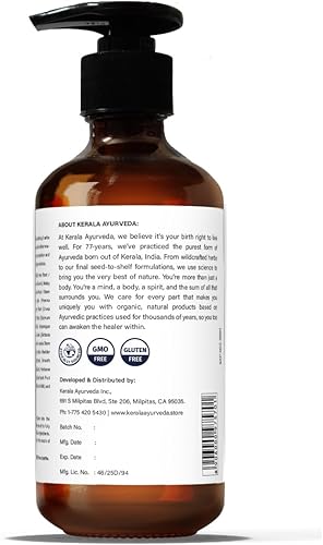 Miniatura 3 de Kerala Ayurveda Sahacharadi Thailam - Aceite de masaje ayurvédico - Relaja y alivia los músculos doloridos de la espalda baja y las piernas, 6.76