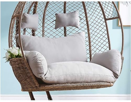 Imbottitura lussuosamente spessa: prova il massimo comfort con il nostro cuscino per amaca sospesa, generosamente imbottito con cotone di alta qualità ad alta densità. Con uno spessore di circa 15 cm, offre morbidezza, morbidezza superiore ed eccezionale resistenza, ammortizzandoti perfettamente dalla struttura rigida di qualsiasi sedia a dondolo o in vimini. Progettato per proteggere e sostenere la parte bassa della schiena e i fianchi, assicura che il comfort non sia mai compromesso.